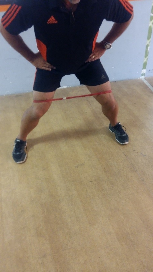 Figure 17: Sideways walk (sumo position) finish posture